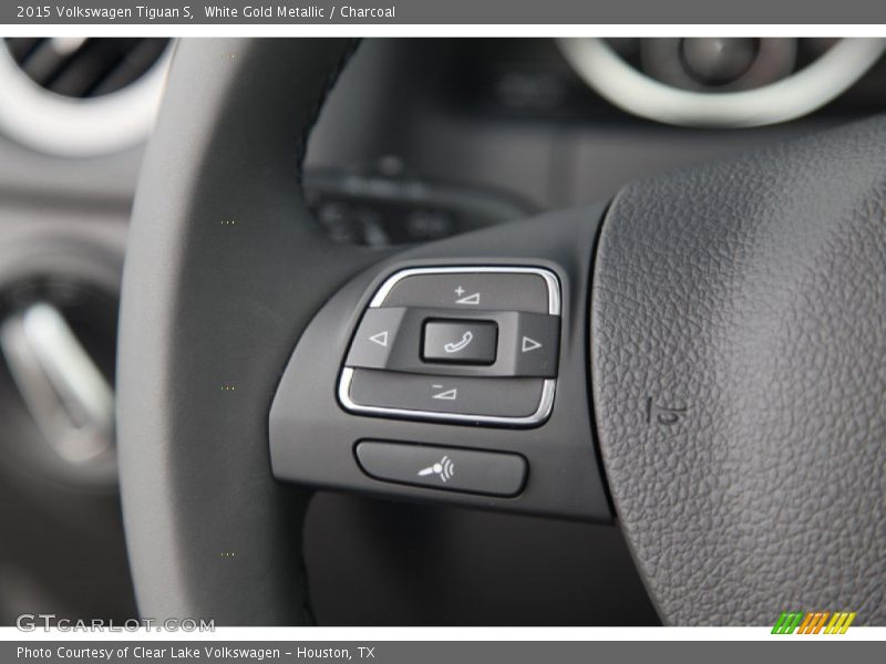 White Gold Metallic / Charcoal 2015 Volkswagen Tiguan S
