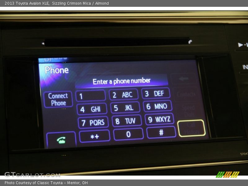 Sizzling Crimson Mica / Almond 2013 Toyota Avalon XLE