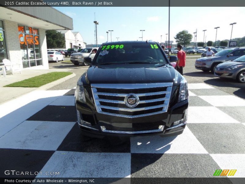 Black Raven / Jet Black 2015 Cadillac Escalade Luxury 4WD