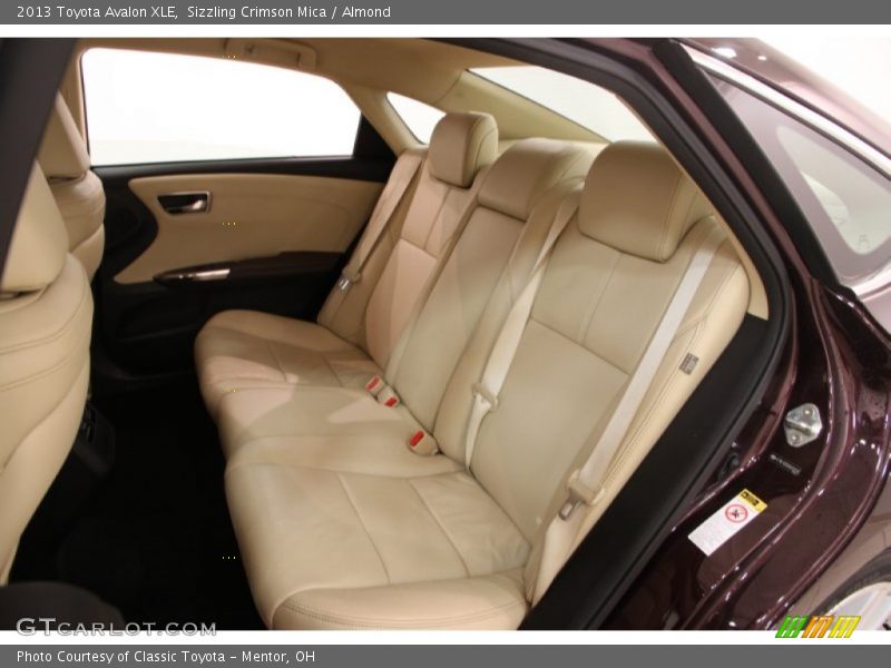 Sizzling Crimson Mica / Almond 2013 Toyota Avalon XLE