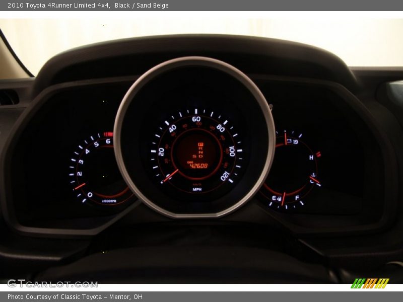 Black / Sand Beige 2010 Toyota 4Runner Limited 4x4