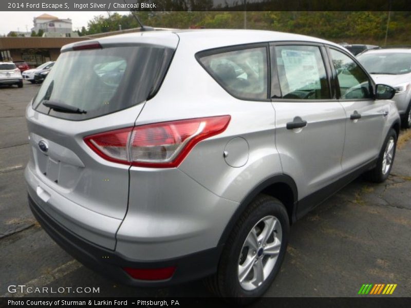 Ingot Silver / Charcoal Black 2014 Ford Escape S