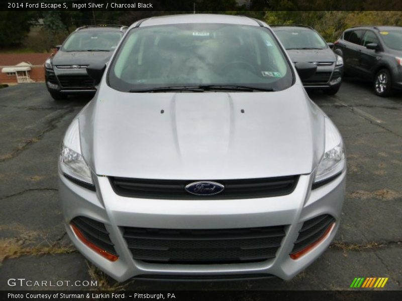 Ingot Silver / Charcoal Black 2014 Ford Escape S