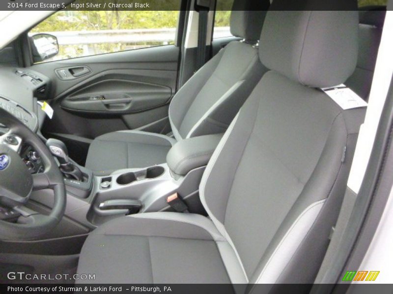Ingot Silver / Charcoal Black 2014 Ford Escape S