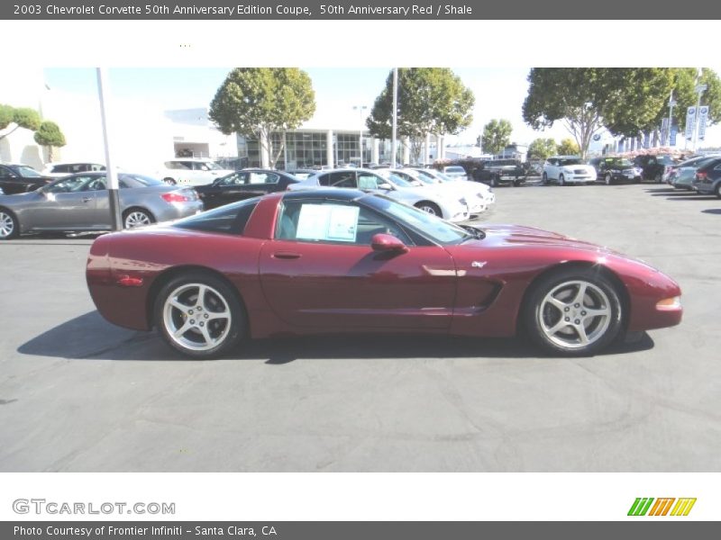50th Anniversary Red / Shale 2003 Chevrolet Corvette 50th Anniversary Edition Coupe