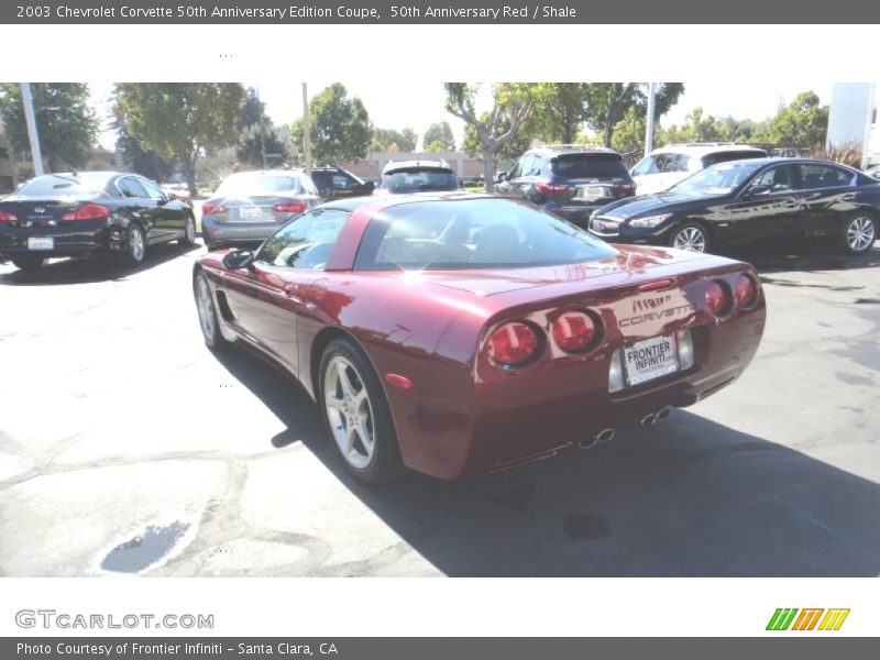 50th Anniversary Red / Shale 2003 Chevrolet Corvette 50th Anniversary Edition Coupe