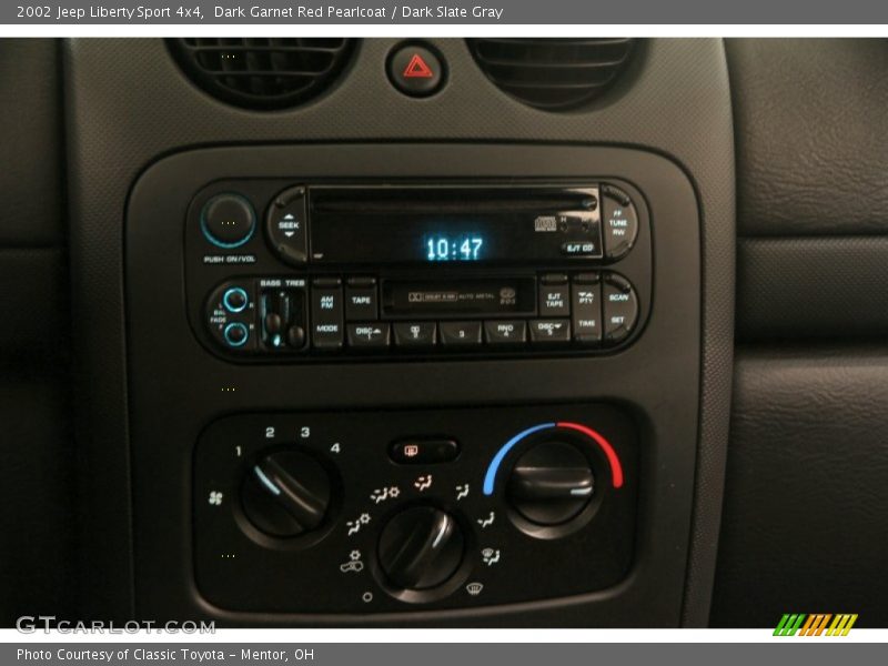 Dark Garnet Red Pearlcoat / Dark Slate Gray 2002 Jeep Liberty Sport 4x4