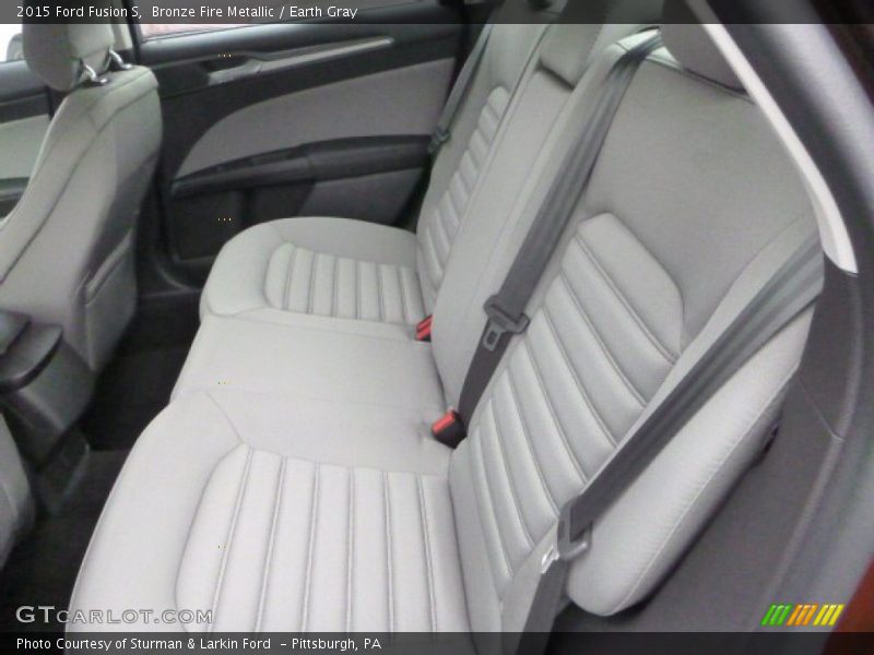 Bronze Fire Metallic / Earth Gray 2015 Ford Fusion S