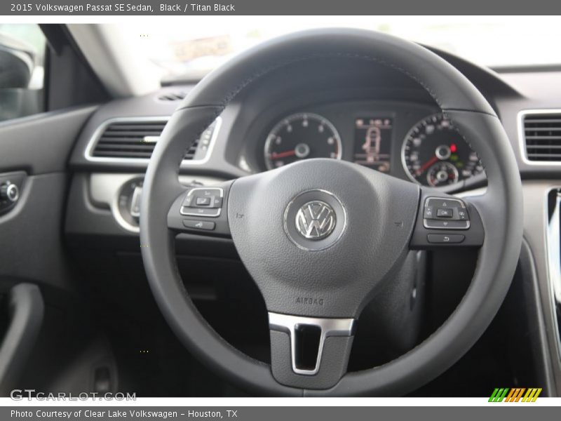 Black / Titan Black 2015 Volkswagen Passat SE Sedan
