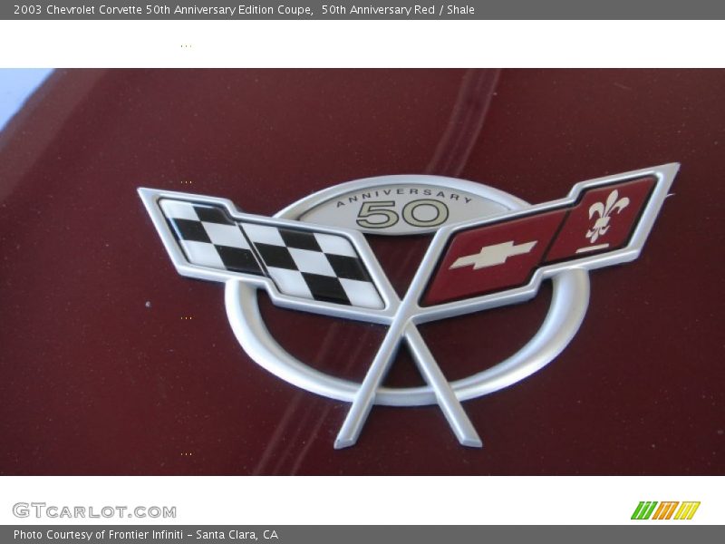50th Anniversary Red / Shale 2003 Chevrolet Corvette 50th Anniversary Edition Coupe