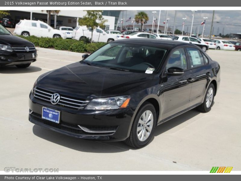 Black / Titan Black 2015 Volkswagen Passat Wolfsburg Edition Sedan