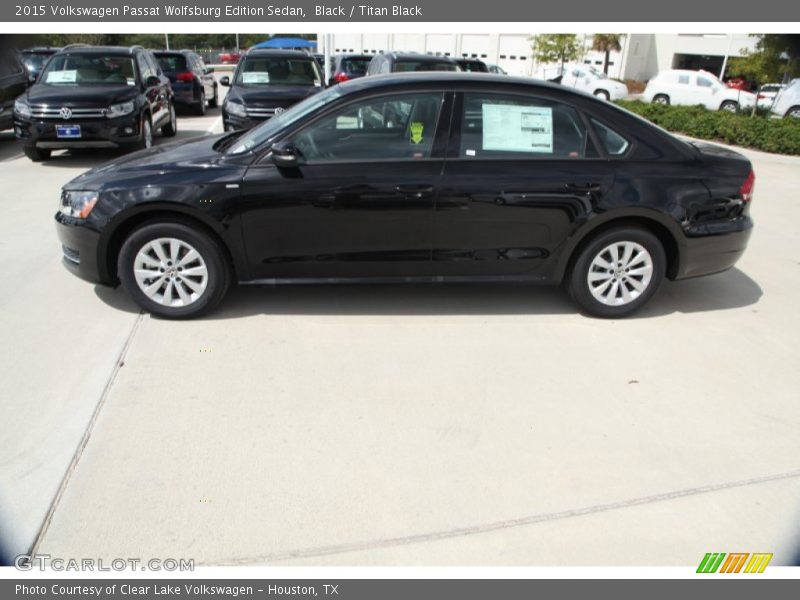 Black / Titan Black 2015 Volkswagen Passat Wolfsburg Edition Sedan