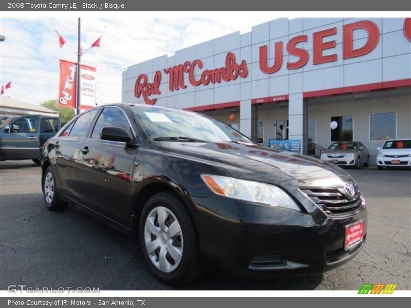 Black / Bisque 2008 Toyota Camry LE