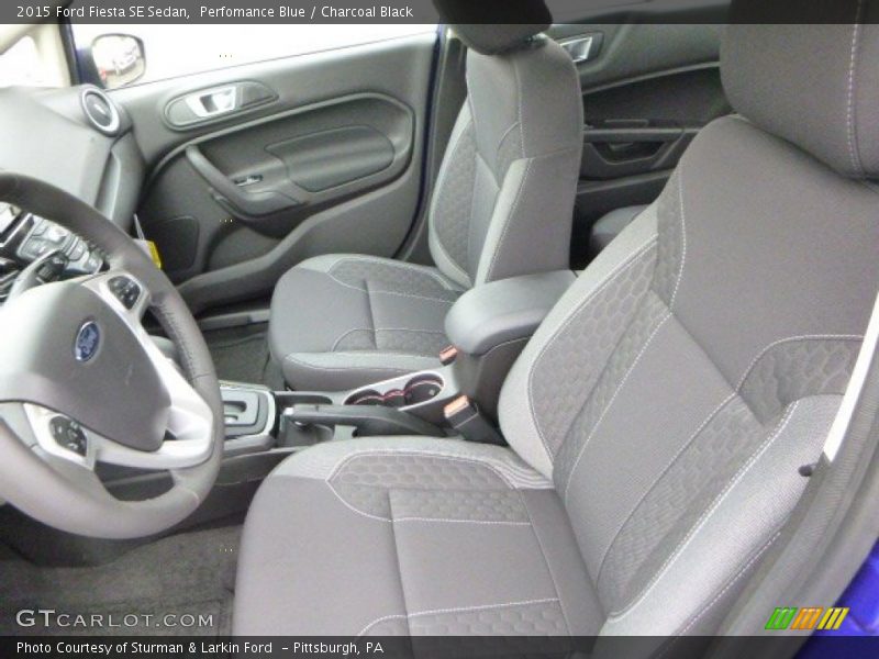Front Seat of 2015 Fiesta SE Sedan