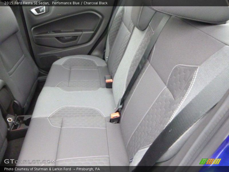 Rear Seat of 2015 Fiesta SE Sedan