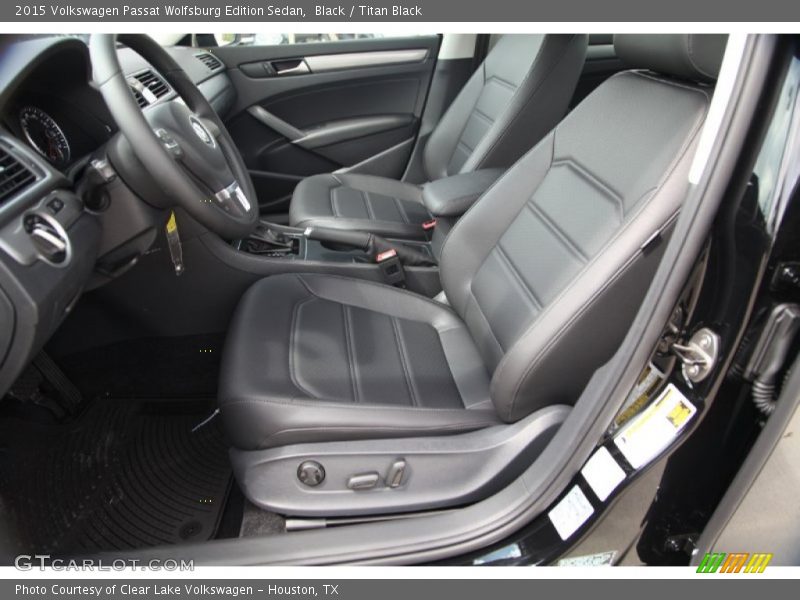 Front Seat of 2015 Passat Wolfsburg Edition Sedan