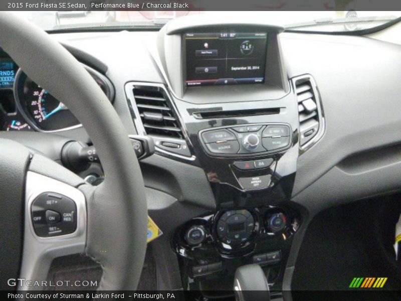 Controls of 2015 Fiesta SE Sedan