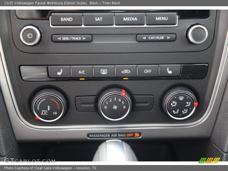 Controls of 2015 Passat Wolfsburg Edition Sedan