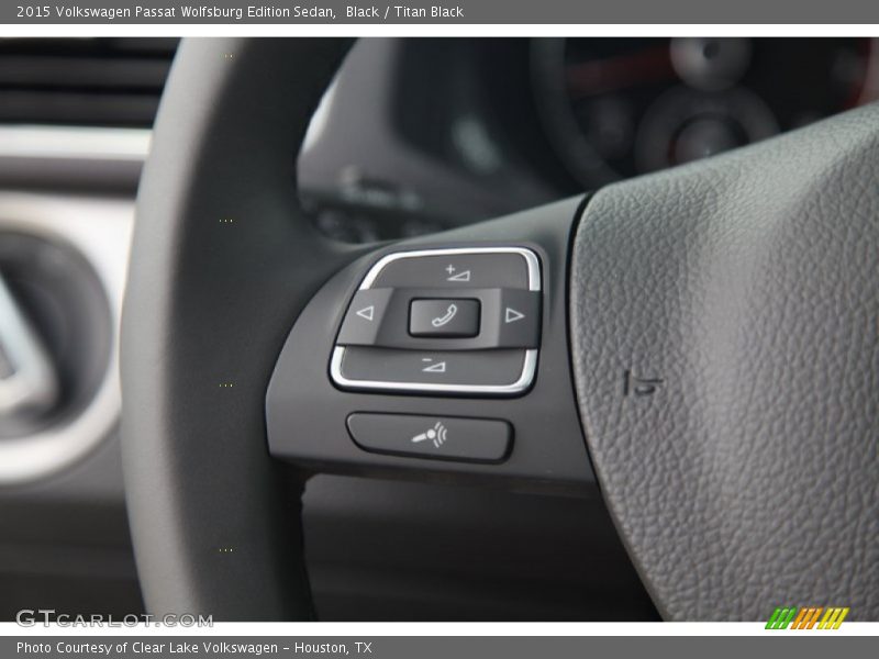 Black / Titan Black 2015 Volkswagen Passat Wolfsburg Edition Sedan