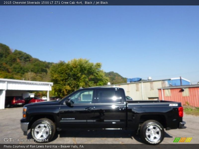 Black / Jet Black 2015 Chevrolet Silverado 1500 LT Z71 Crew Cab 4x4