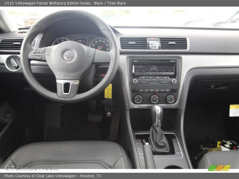 Dashboard of 2015 Passat Wolfsburg Edition Sedan