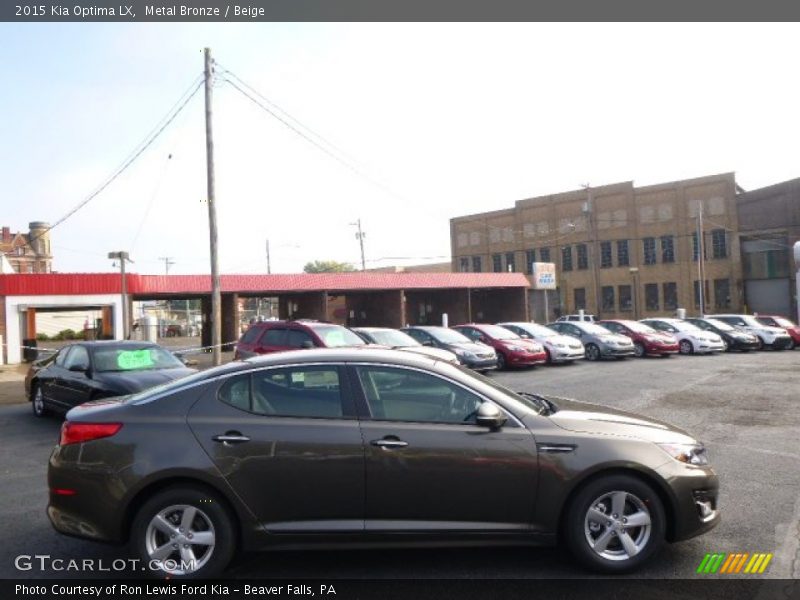 Metal Bronze / Beige 2015 Kia Optima LX