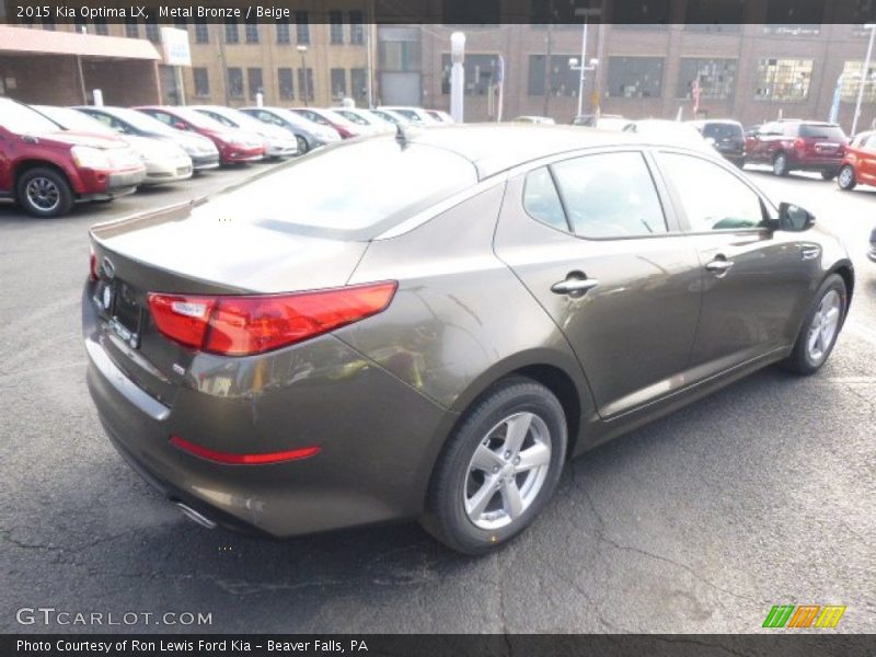 Metal Bronze / Beige 2015 Kia Optima LX