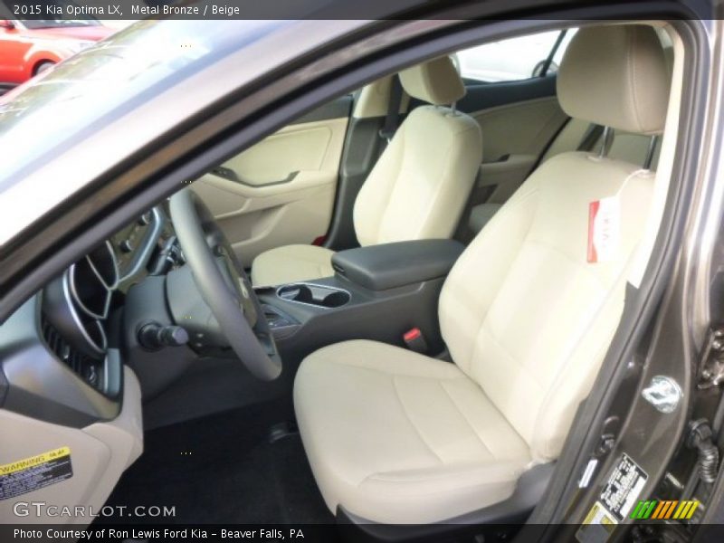 Metal Bronze / Beige 2015 Kia Optima LX