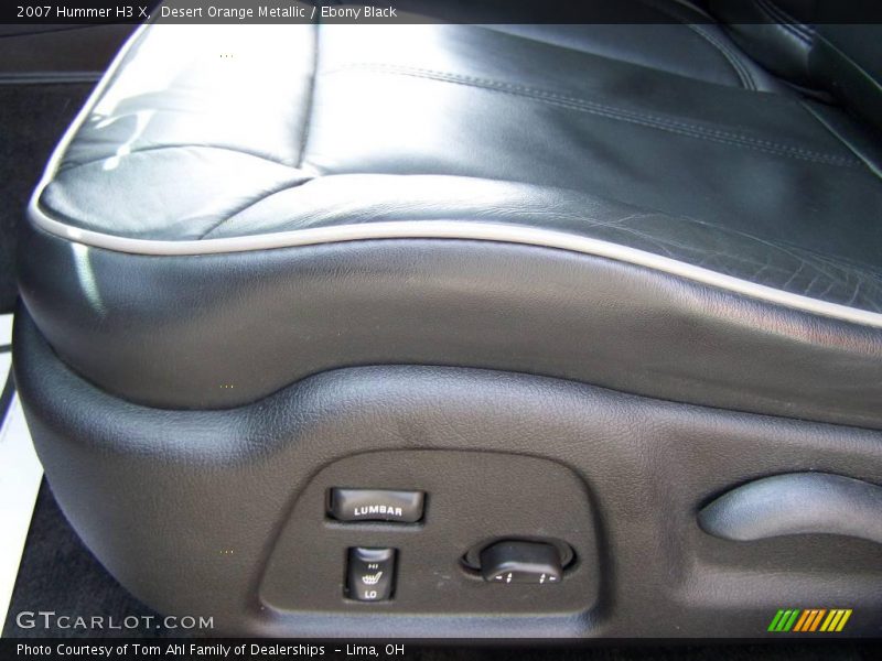 Desert Orange Metallic / Ebony Black 2007 Hummer H3 X
