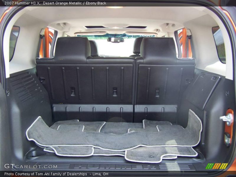 Desert Orange Metallic / Ebony Black 2007 Hummer H3 X