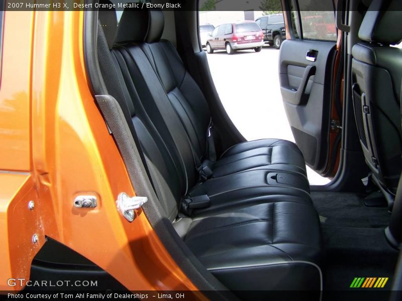Desert Orange Metallic / Ebony Black 2007 Hummer H3 X