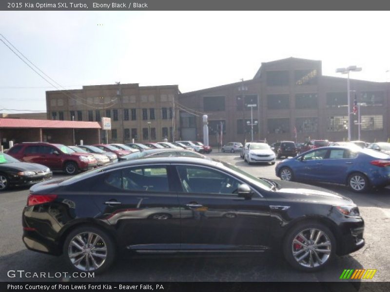 Ebony Black / Black 2015 Kia Optima SXL Turbo