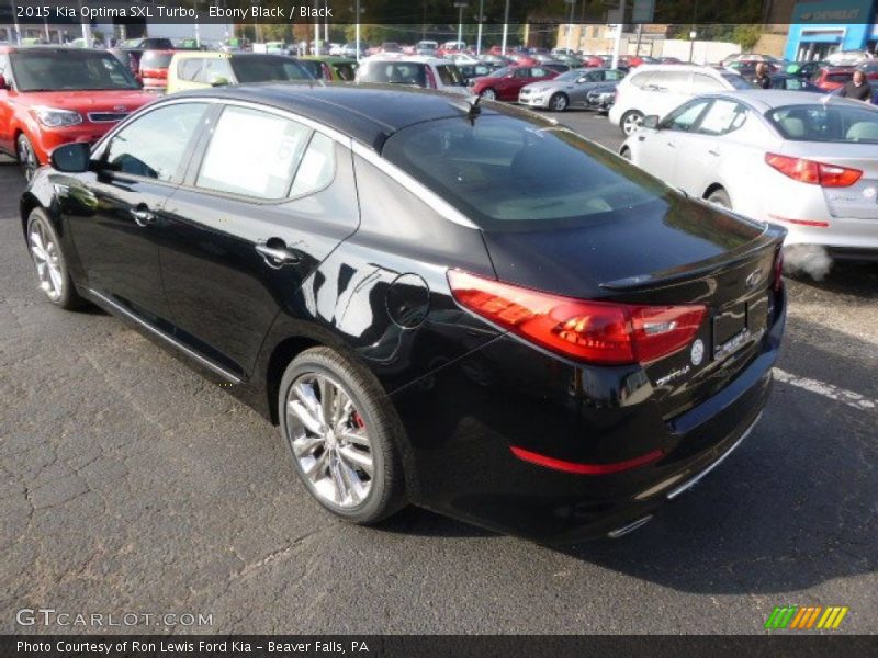 Ebony Black / Black 2015 Kia Optima SXL Turbo