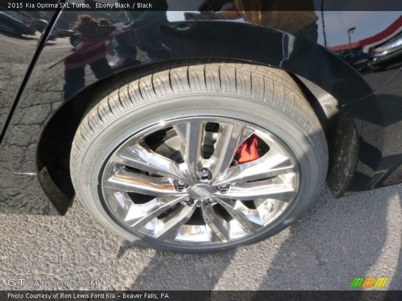 Ebony Black / Black 2015 Kia Optima SXL Turbo