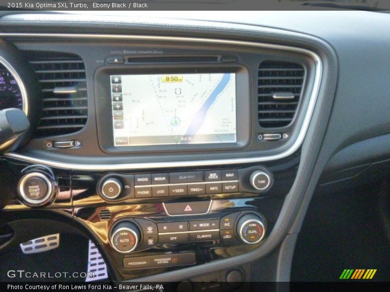 Ebony Black / Black 2015 Kia Optima SXL Turbo