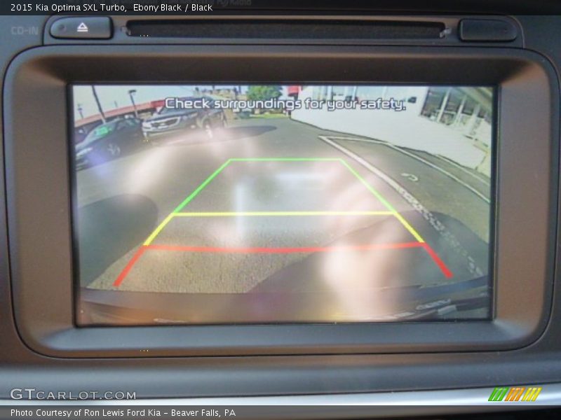 Ebony Black / Black 2015 Kia Optima SXL Turbo