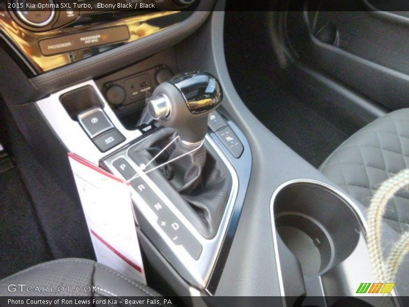 Ebony Black / Black 2015 Kia Optima SXL Turbo