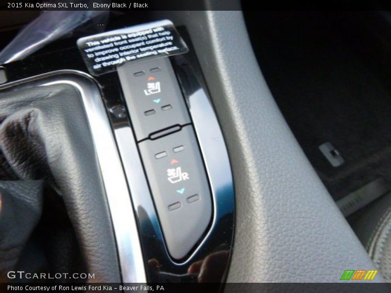 Ebony Black / Black 2015 Kia Optima SXL Turbo