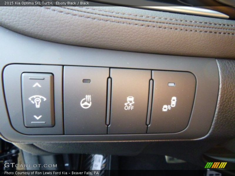 Ebony Black / Black 2015 Kia Optima SXL Turbo