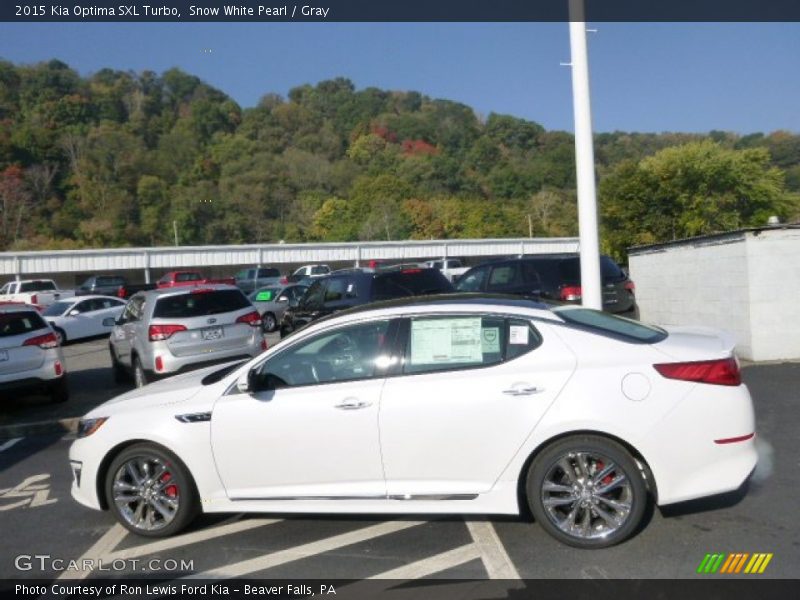  2015 Optima SXL Turbo Snow White Pearl