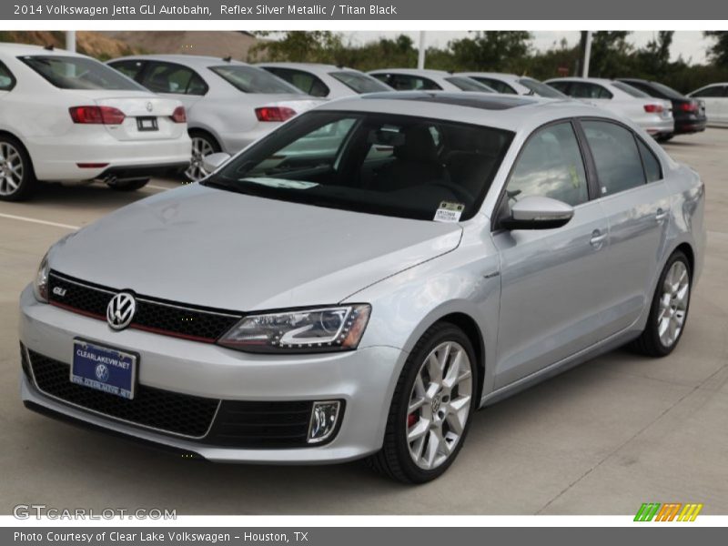 Reflex Silver Metallic / Titan Black 2014 Volkswagen Jetta GLI Autobahn