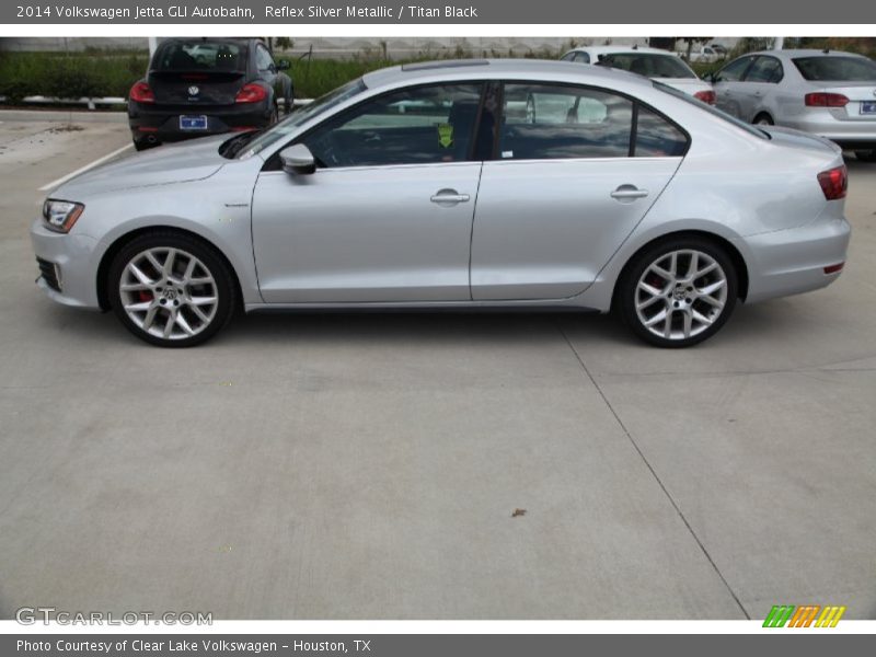 Reflex Silver Metallic / Titan Black 2014 Volkswagen Jetta GLI Autobahn