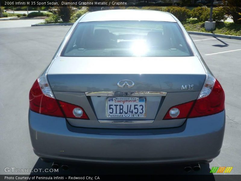 Diamond Graphite Metallic / Graphite 2006 Infiniti M 35 Sport Sedan