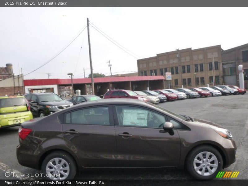 Chestnut / Black 2015 Kia Rio EX