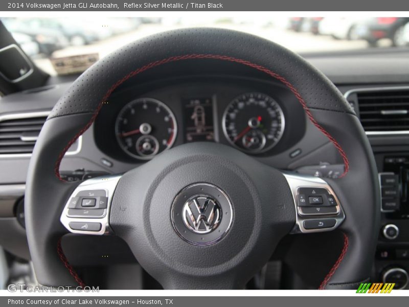 Reflex Silver Metallic / Titan Black 2014 Volkswagen Jetta GLI Autobahn