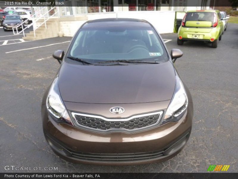 Chestnut / Black 2015 Kia Rio EX