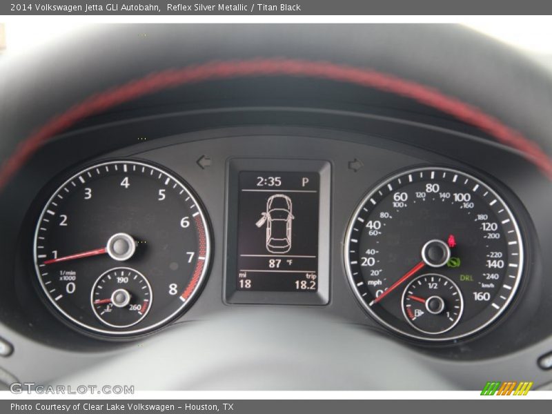 Reflex Silver Metallic / Titan Black 2014 Volkswagen Jetta GLI Autobahn