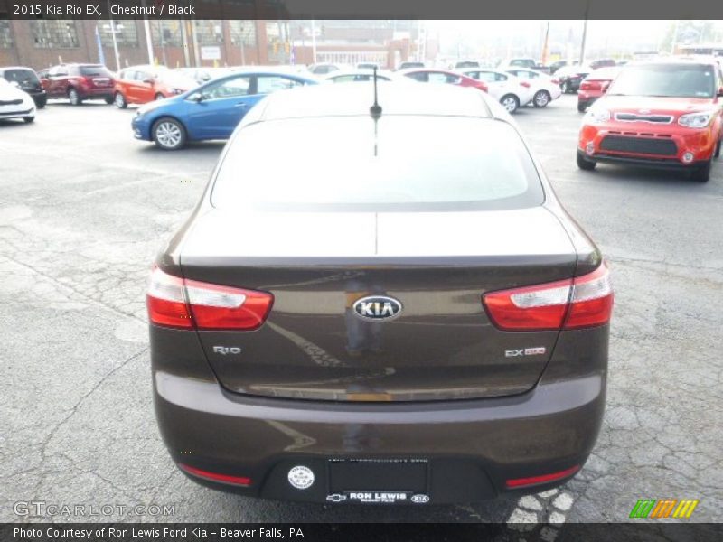 Chestnut / Black 2015 Kia Rio EX