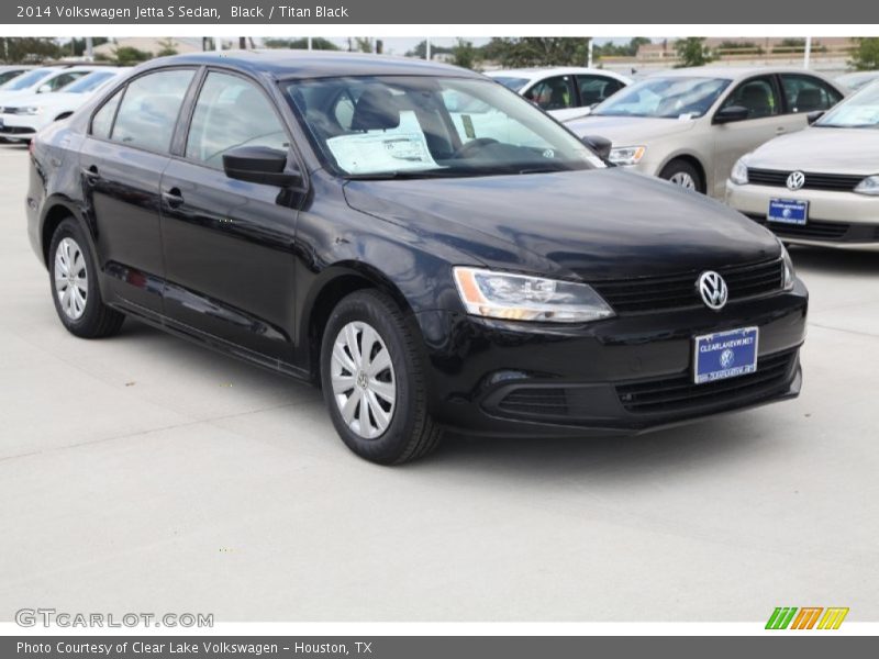 Black / Titan Black 2014 Volkswagen Jetta S Sedan