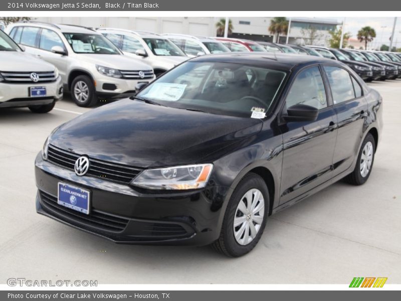 Black / Titan Black 2014 Volkswagen Jetta S Sedan